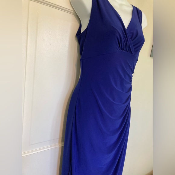 Ralph Lauren Royal Blue Midi Dress - Picture 2 of 4